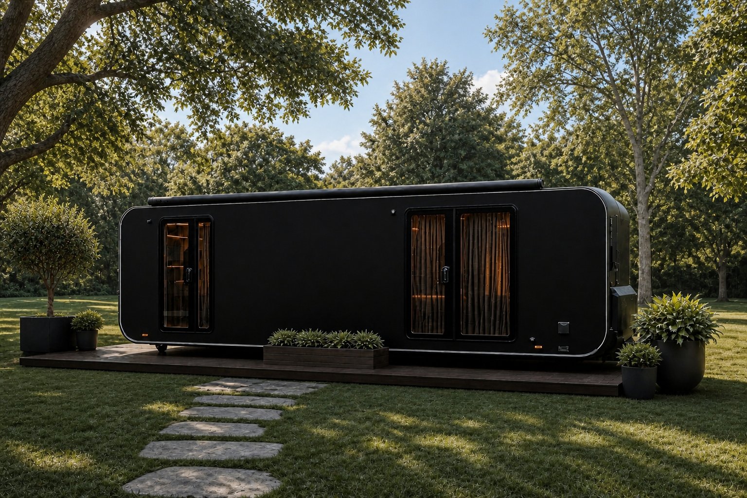 BESTEND.exclusiv – Die mobile Abschieds-Residenz im sonnendurchfluteten Park
